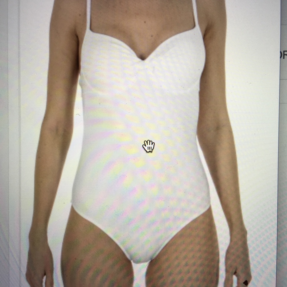 La Perla white swimsuit size US 8 NWT